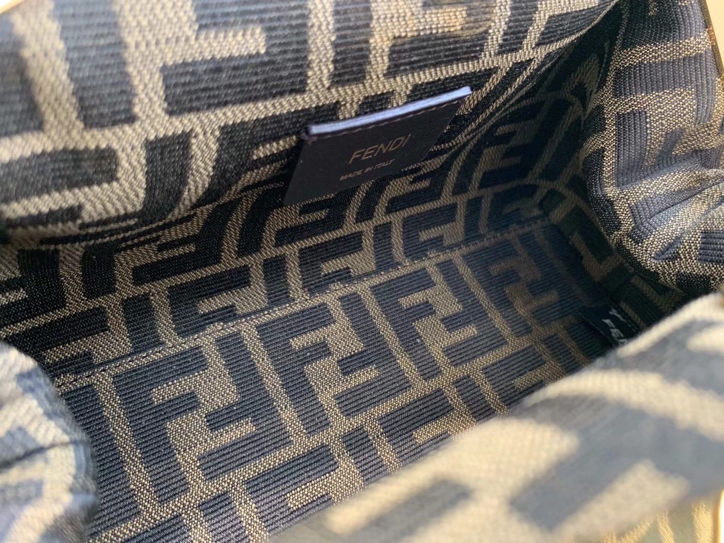 Fendi First Small Bag In Beige Nappa Leather