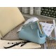 Fendi First Small Bag In Light Blue Nappa Leather