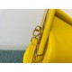 Fendi First Small Bag In Yellow Nappa Leather