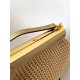 Fendi First Small Bag In Beige Raffia Macrame