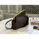 Fendi First Medium Bag In Dark Brown Nappa Leather