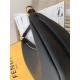 Fendi Fendigraphy Small Hobo Bag In Black Leather