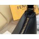 Fendi Fendigraphy Small Hobo Bag In Black Leather