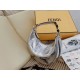 Fendi Fendigraphy Small Hobo Bag In Silver Metallic Leather