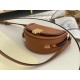 Fendi Moonlight Saddle Bag In Brown Calfskin