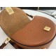 Fendi Moonlight Saddle Bag In Brown Calfskin