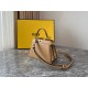 Fendi Peekaboo ISeeU Petite Bag In Beige Nappa Leather