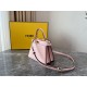 Fendi Peekaboo ISeeU Petite Bag In Pink Nappa Leather