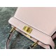 Fendi Peekaboo ISeeU Petite Bag In Pink Nappa Leather