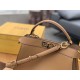 Fendi Peekaboo ISeeU Medium Bag In Beige Calfskin