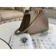 Fendi Peekaboo ISeeU Medium Bag In Grey Calfskin