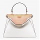 Fendi Peekaboo ISeeU Medium Bag In White Calfskin