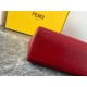 Fendi Peekaboo Mini Bag In Red Nappa Leather