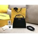 Fendi Peekaboo Mini Selleria Bag In Black Romano Leather