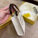 Fendi Mini Sunshine Shopper Bag In White Leather