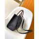 Fendi Sunshine Small Tote Bag In Black FF Calfskin