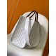 Fendi Sunshine Medium Tote Bag In White FF Calfskin