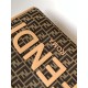 Fendi Sunshine Medium Tote Bag in Brown FF Jacquard Fabric