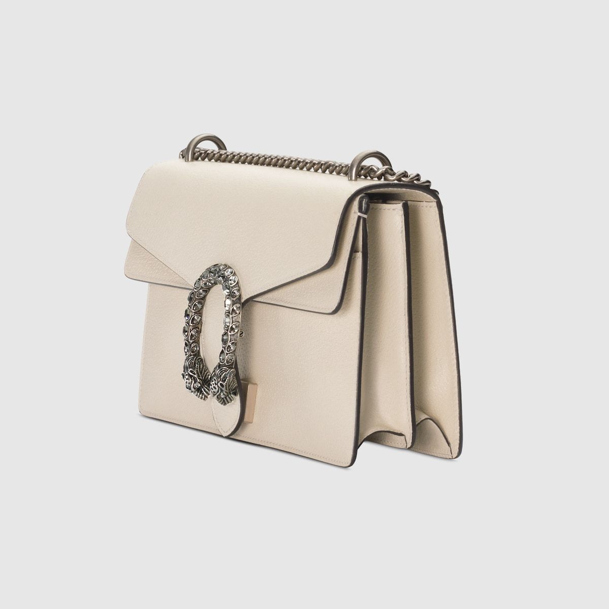 Gucci Dionysus Small Shoulder Bag White Leather