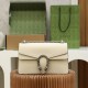 Gucci Dionysus Small Shoulder Bag White Leather