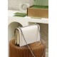 Gucci Dionysus Small Shoulder Bag White Leather