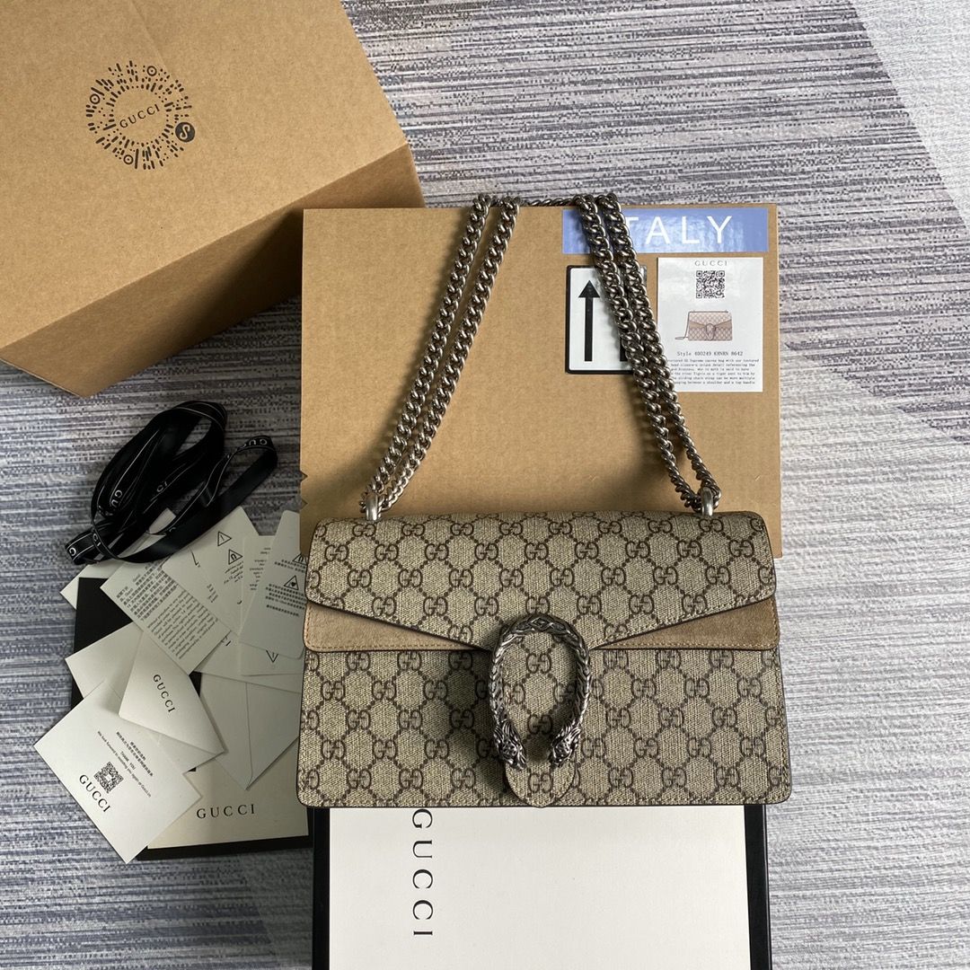 Gucci Dionysus Gg Small Shoulder Bag Gg Supreme