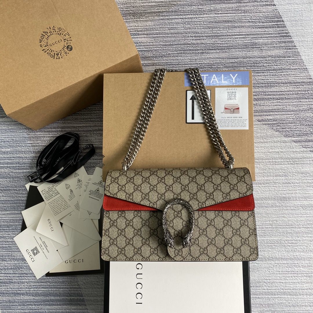 Gucci Dionysus Gg Small Shoulder Bag Gg Supreme