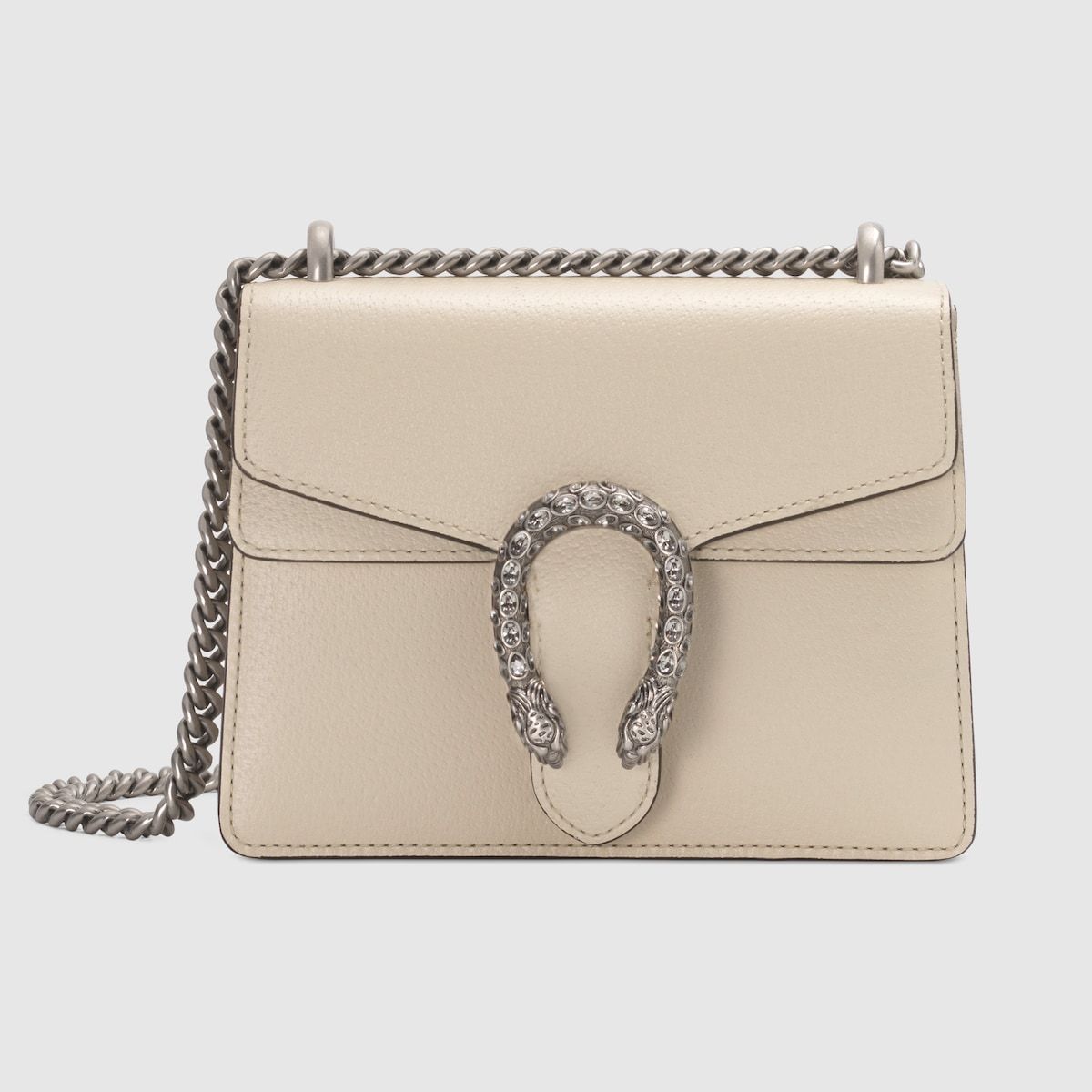 Gucci Dionysus Mini Leather Bag White Leather