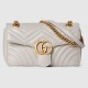 Gucci Gg Marmont Small Shoulder Bag Light Beige Leather