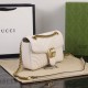 Gucci Gg Marmont Small Shoulder Bag Light Beige Leather