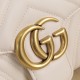 Gucci Gg Marmont Small Shoulder Bag Light Beige Leather