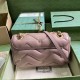 Gucci Gg Marmont Small Shoulder Bag Rose Beige Leather