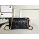 Gucci Gg Marmont Small Shoulder Bag Black Leather