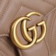 Gucci Gg Marmont Small Shoulder Bag Dusty Pink Leather