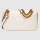 Gucci Gg Marmont Small Shoulder Bag White Matelassé Leather