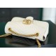 Gucci Gg Marmont Small Shoulder Bag White Matelassé Leather