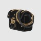 Gucci Gg Marmont Mini Shoulder Bag Black Velvet