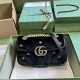 Gucci Gg Marmont Mini Shoulder Bag Black Velvet