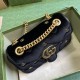 Gucci Gg Marmont Mini Shoulder Bag Black Velvet