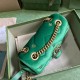 Gucci Gg Marmont Mini Shoulder Bag Green Velvet