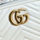 Gucci Gg Marmont Small Shoulder Bag Light Beige Leather