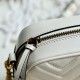 Gucci Gg Marmont Small Shoulder Bag Light Beige Leather