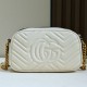 Gucci Gg Marmont Small Shoulder Bag Light Beige Leather