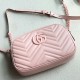 Gucci Gg Marmont Small Shoulder Bag Light Pink Leather