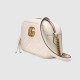 Gucci Gg Marmont Small Shoulder Bag White Leather