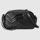 Gucci Gg Marmont Small Shoulder Bag Black Leather