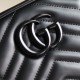 Gucci Gg Marmont Small Shoulder Bag Black Leather