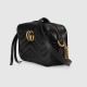 Gucci Gg Marmont Mini Shoulder Bag Black Leather