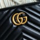 Gucci Gg Marmont Mini Shoulder Bag Black Leather