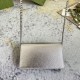 Gucci Dionysus Super Mini Bag Silver Lamé Leather